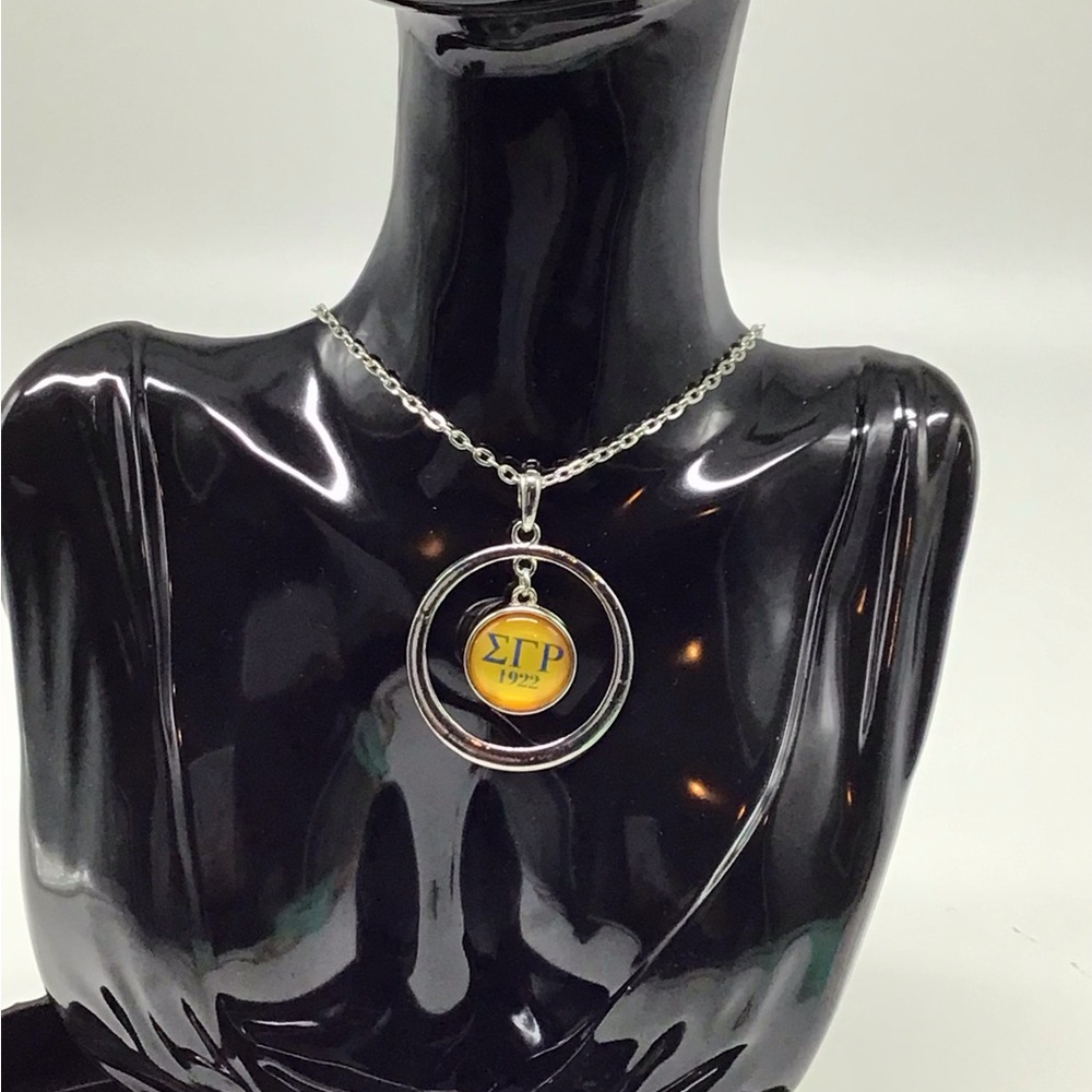 Sigma Gamma Rho Silver Necklace - Picture 3 of 3